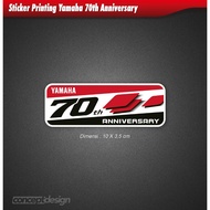 Yamaha 70th Anniversary Printing Sticker