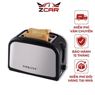 Máy nướng bánh mìlò nướng bánh làm bánh mỳ 800W SOKANY 2 HJT-008s BẢO HÀNH 12 THÁNG