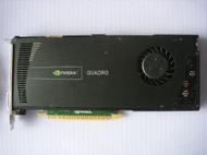 NVIDIA Quadro 4000 後期型PCIe (DDR5 2GB) 工作站繪圖卡 含轉接頭