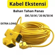 PREMIUM CABLE ] 10M/ 20M/30M Socket Extension Cord Extra-long Plug-in long Electrical Strip with Ext