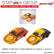 SPARKY X TINY 016712 SHELL PORSCHE 911 (964) 1 - 2 SET - DIECAST