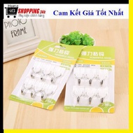 COMBO 2 Blisters of 6 Wall Hooks for Lightweight Items D215