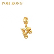 POH KONG 916/22K Yellow Gold Motorcycle Pendant