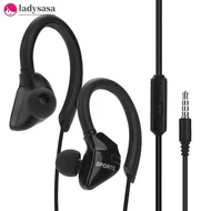 Ladysasa G3 Sports Running Earphones With Memory Wire Waterproof IPX5 Mic In-Ear Earhook Music Headp
