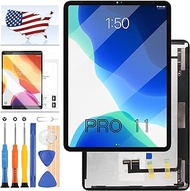 AMOLED for iPad Pro 11 3rd Gen 2021 Screen Replacement Kit LCD Touch Digitizer for A2301, A2459, A2460 Display Glass Sensor Panel Full Assembly Repair Parts with Free Protector Film +Tools