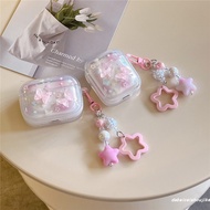 Headphone protective box with decorative accessories, compatible with AirPods 4/3/2 Pro 2/3 airpod 4