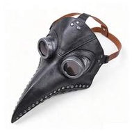 Black Halloween Bird Beak Mask Popular Steampunk Plague Doctor Bird Beak Mask