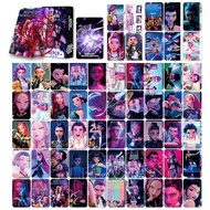 Korean Idol Demon Hunter Anime Cards Set With Stickers, Shimmering Collectible Trading G3h8