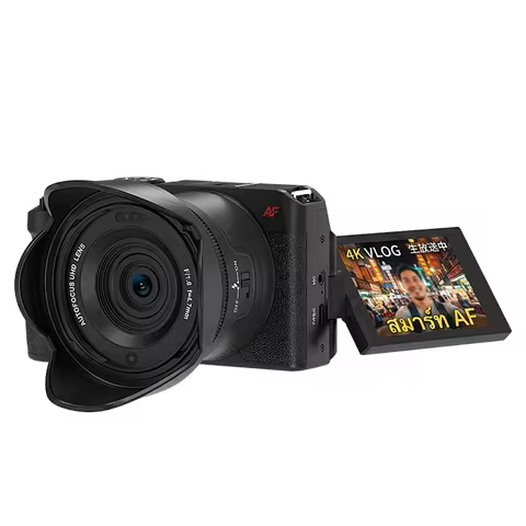ORDRO D130 4K Video Camera Auto Focus Vlog Camera for YouTube F1.8 Large Aperture 64MP Digital Camer