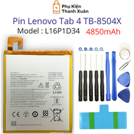 Pin zin Lenovo Tab 4 TB-8504X L16D1P34 4850mAh | Dung lượng gốc | Tặng kèm bộ tháo mở