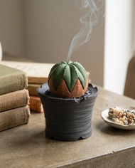 布紋球造型塔香線香擴香座 辦公室擺設/收納/多肉塊根/送禮