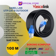VASCOLINK CAT6 100M OUTDOOR UTP CAT 6 LAN CABLE READY TO USE