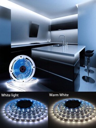 Led燈條usb供電的柔性照明帶,白色背光裝飾室內房間、臥室、廚房、櫥櫃、客廳,1m/2m/3m/4m/5m,60/120/180/300/600個led燈珠