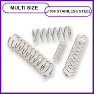 SUS304 Compression Springs d0.6mm * OD3-12mm Anti-Rust Industrial Spring 【YJ-3】