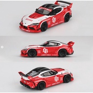 MINI GT 1103 Box - LB*WORKS Toyota GR Supra Red/White 121