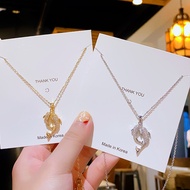 Auren Pisces necklace/necklace 925 silver plated with gold