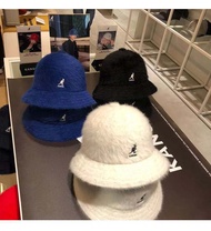 Kangol hợp thời trang Kangaroo nồi lông thỏ mái vòm Mũ ngư dân thanh lịch cùng một phong cách Ins si