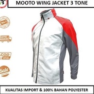 MOOTO Wing Jacket 3 Tone (White/Red/Grey)