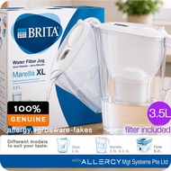 BRITA Water Filter Jug Marella White (3.5L) incl. 1 MAXTRA Plus cartridge