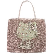 成色極佳 Anteprima Hello Kitty 粉紅金屬絲手提包 0431 [二手] ANTEPRIMA