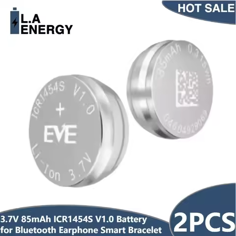2PCS ICR1454S ICR1454 CP1454 V1.0 Battery Capacity 85mAh Bluetooth Earphone Smart Bracelet Smart Wea
