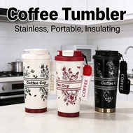 TERMOS 530ml Coffee Tumbler Bottle Portable Memories Mug Stainless Steel Cup Coffee Tumbler Thermos