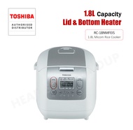 Toshiba 1.8L Electric Rice Cooker - RC-18NMFEIS (6.6)