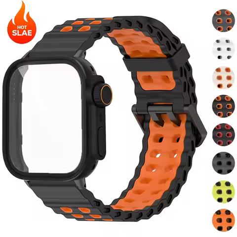 Silicone Strap+Case for Huawei Watch Fit 4 Pro Fit 4 Fit3 Strap Breathable Sports Band PC Full Case 