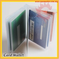 PVC IC Card Wallet | ID Card Holder Transparent PVC with 2/4/6/8 Pocket IC ATM LESEN | 卡套 Card Holde