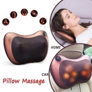 New electric massage pillow 8 balls เบาะนวดไฟฟ้า หมอนนวดคอระบบอินฟาเรดสำหรับในบ้านและรถยนต์ 8 ลูกครึง