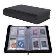 1 PC For PSA For CGC 40-Compartment Graded Card Binder Trading Card Brick Storage Book Zippered Card