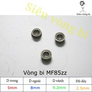 Flange bearing MF85ZZ - Rim bearing MF85ZZ - Standard 5x8x2.5mm (rim 9.2mm)