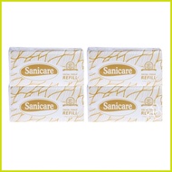 ∱ ⚠ ➔ ◮ SANICARE Facial Tissue Econo Box Refill Pack 4s
