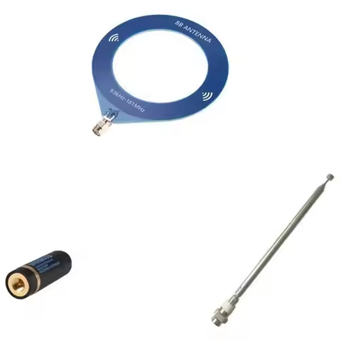 For ATS MINI SI4732 Radio Compatible Thumb Antenna Doughnut Antenna Pull Rod Replacement