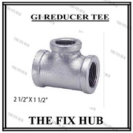 GI Galvanized Iron Reducing Tee (GI R/Tee) Type 2