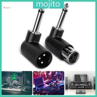 Mojito Silver plate 3Pin Right Angle To 6 35mm Voice frequency For Stage Equipment And Home Sound Sy