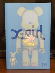 Bearbrick x-girl 400%+100%