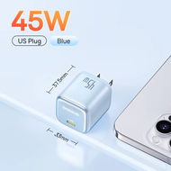 Baseus Picogo Mini 45W PD Type C ที่ชาร์จเร็วเครื่องชาร์จ GaN แบบพกพาชาร์จเร็วสำหรับ iPhone 16 15 14