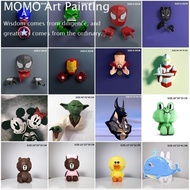 MO Z2 MOMO Creative Paper Model J7 Superhero Model Movie Animation Character Model Wall Hanging Wall