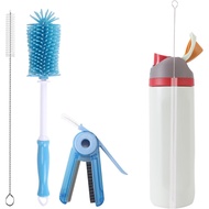 3-piece Water Bottle Cleaning Kit Suitable for owala 24oz/32oz/40oz, owala Brush and Straw Cleaner, 