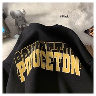 Cotton Women's Sweatshirt Plus Size 4XL Korean Letter Printing Loose Woman Sweater Long-Sleeve Casua