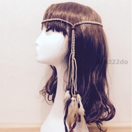 European American Bohemian Headwear Feather Headband Hippie Ethnic Style Hair Accessories Indian Hea