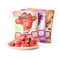 新品现货三只松鼠果汁软糖20g*10包软糖喜糖爆浆0脂果汁橡皮糖儿童小零食Three Squirrel Juice Gummies 20g * 10 packs20250603