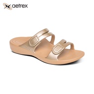 Aetrex Janey Sport Slide Champagne