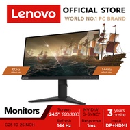 [Top Seller] Lenovo G25-10 Gaming monitor | 24.5inch FHD 144Hz 72%NTSC | HDMI+DP | 3Yrs Lenovo Onsite Warranty