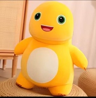 Mainan anak boneka dino kuning boeka nailoong lucu Boneka And squishy dino shof slow boneka dino nai