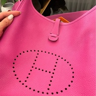 HERMES 愛馬仕 桃紅💓EVELYNE 29