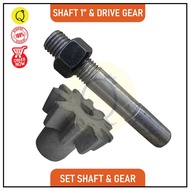 1 Inch Shafting Holder & Drive Gear For 1 Bagger Concrete Mixer Set