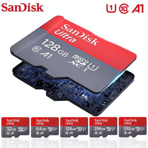 Sandisk 512GB Memory TF SD MicroCard 256GB 128GB 64GB 32GB TF micro sd card Class A1-10 UHS-1 Flash 
