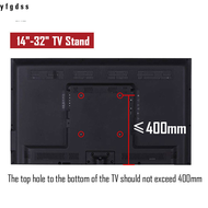 Universal Kaki TV Stand 14-42 Inch 32-75 Inch Adjustable Leg Base Bracket For LED LCD PLASMA Monitor